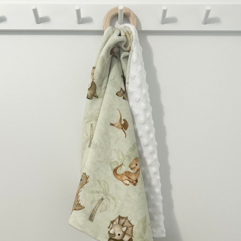 Doudou de transport - Dino palmier