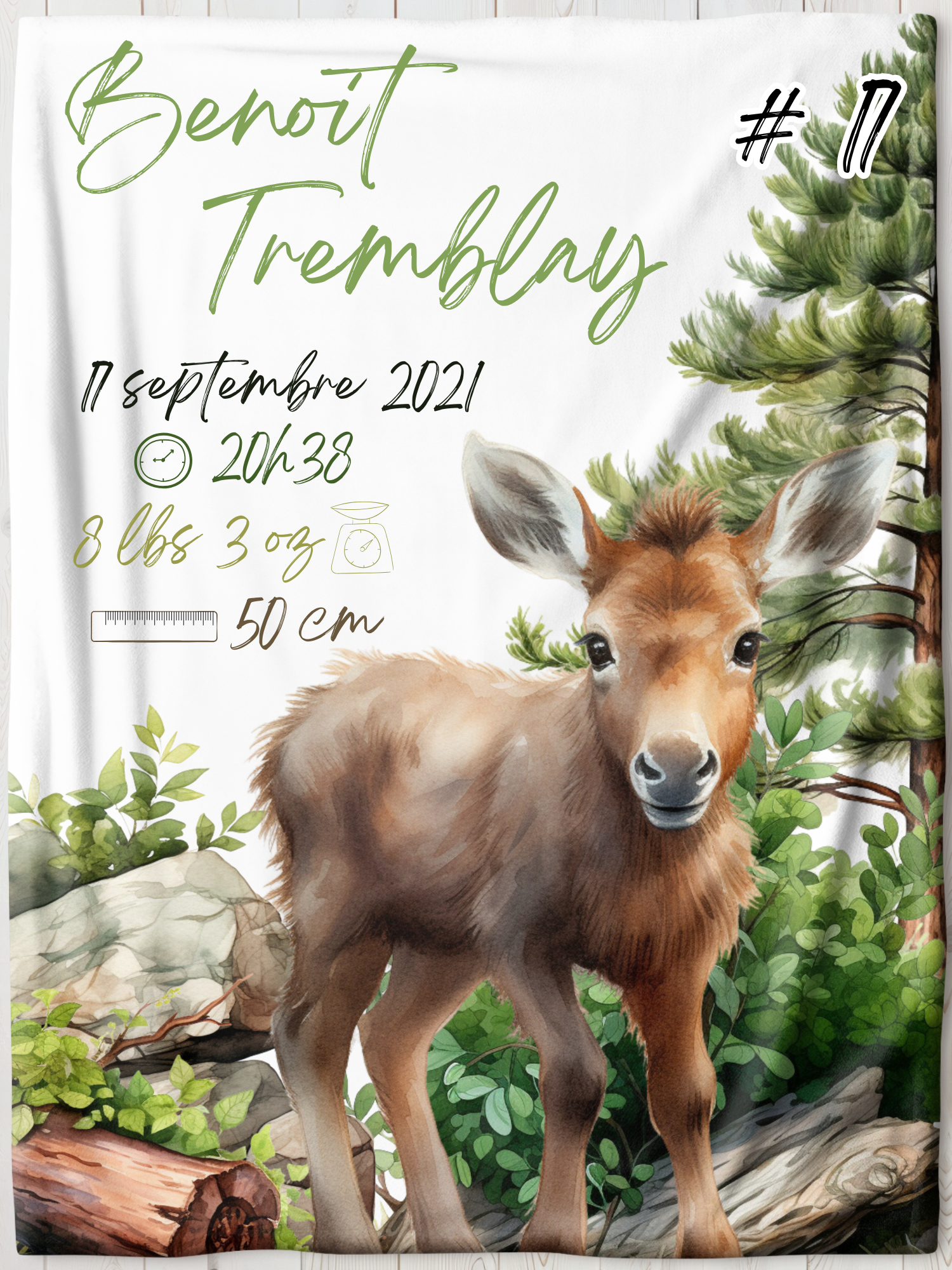 Doudou de naissance souvenir