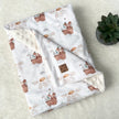 Couverture en minky - Lily & Clémentine