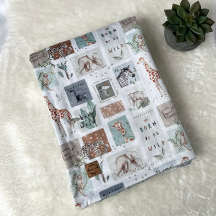 Couverture en minky -  Safari