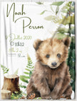 Doudou de naissance personnalisée - En forêt