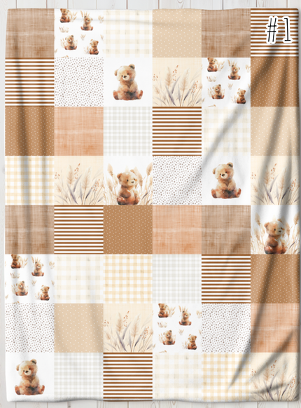 Couverture style courte-pointe