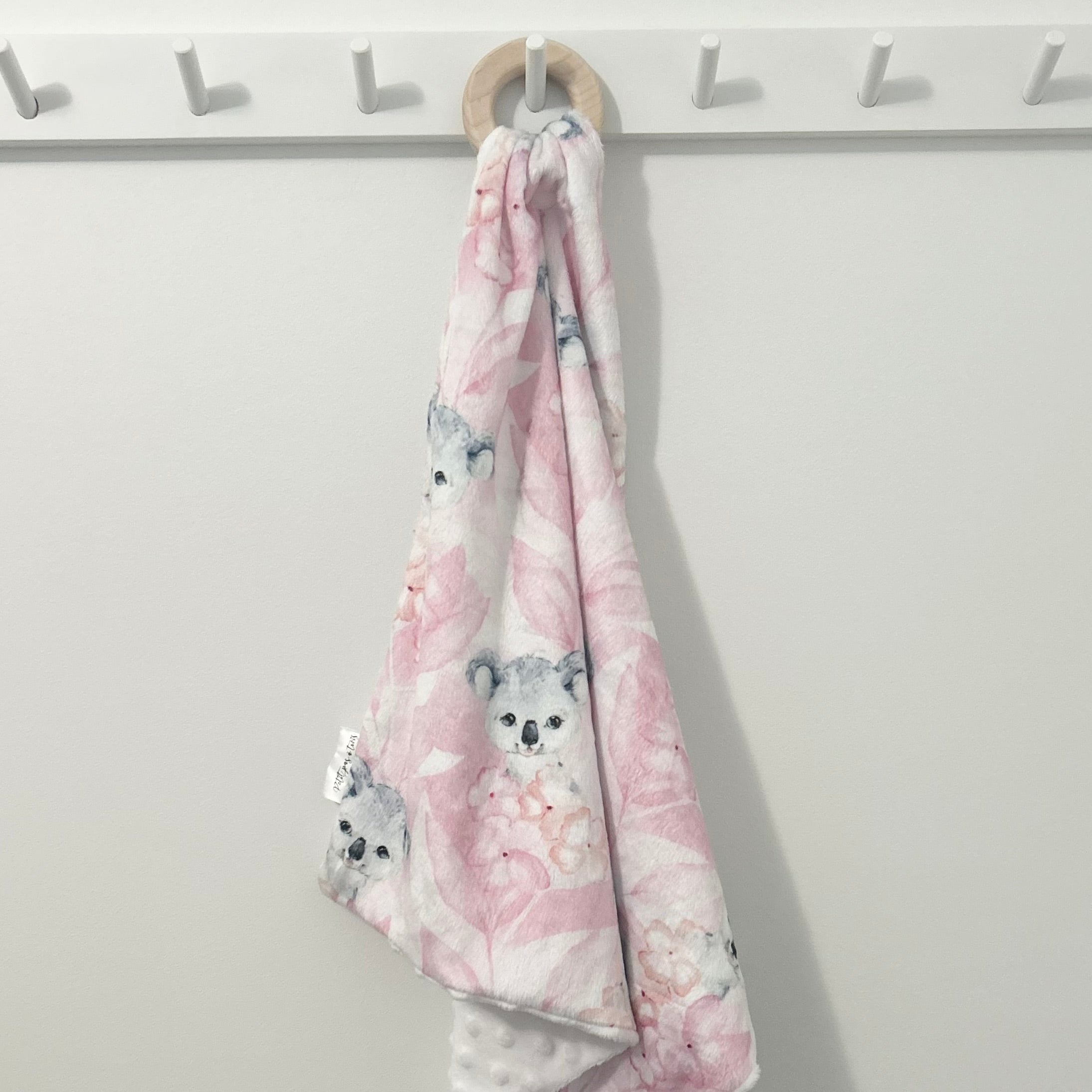 Doudou de transport- Koala floral