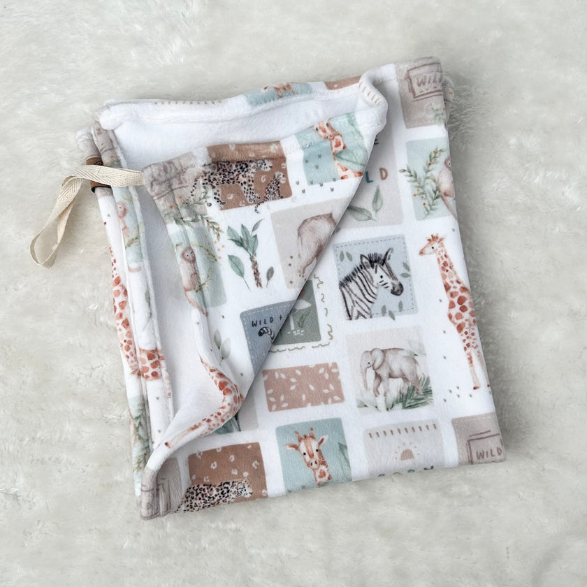 Doudou douceur attache-suce - Safari