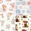 Serviette de plage pour bébé/enfant/adulte (Motif répétitif) - Collection été 2026