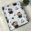 Couverture minky / fourrure - Oursons magiciens