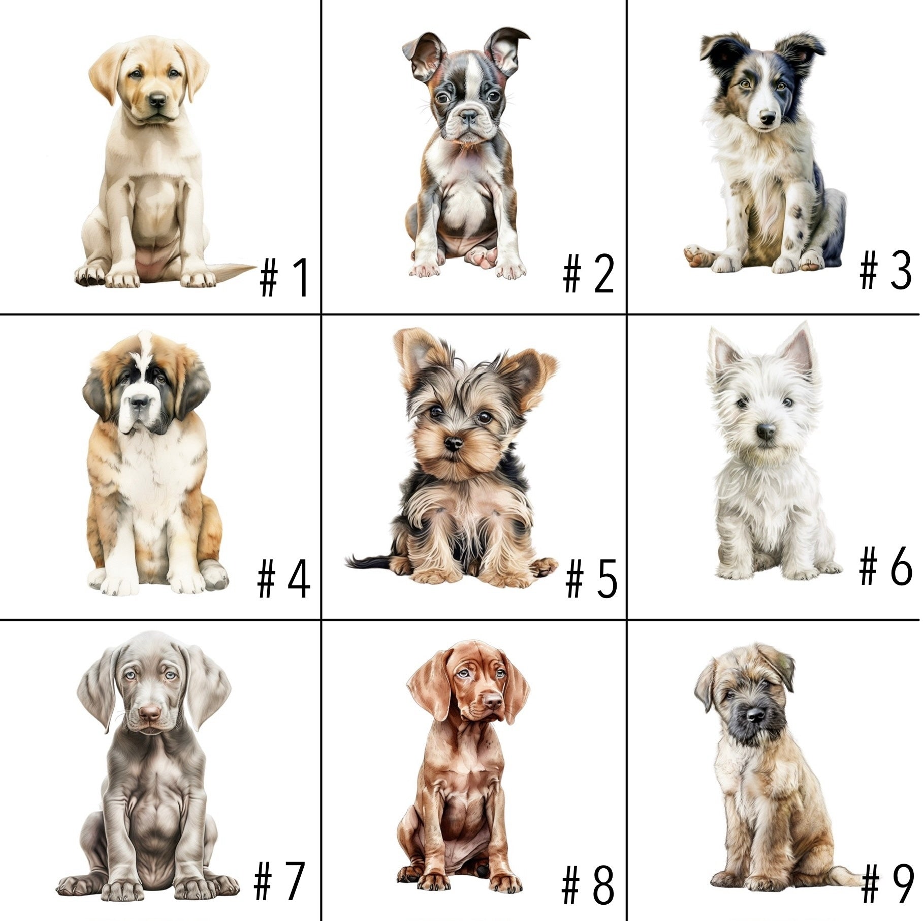 Doudou attache-suce personnalisée - Chiots