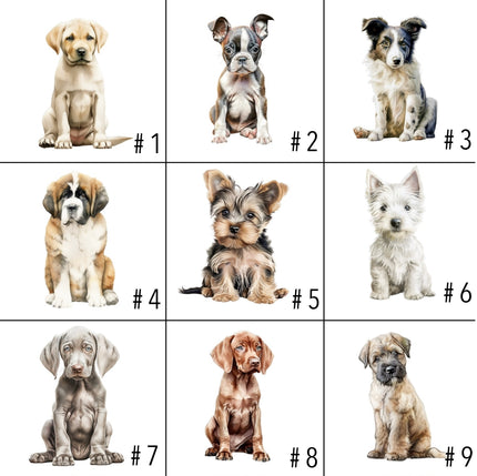 Doudou attache-suce personnalisée - Chiots