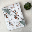 Couverture en minky - Oies rustiques