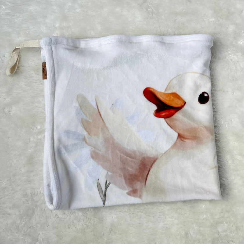 Doudou douceur attache-suce - Petite oie