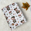 Couverture en minky - Ourson forestier