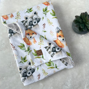 Couverture en minky - Petits animaux