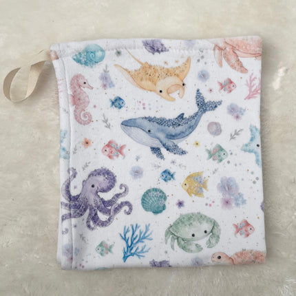 Attache-suce douceur - Animaux marins fleuris