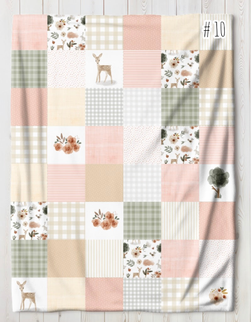 Couverture style courte-pointe