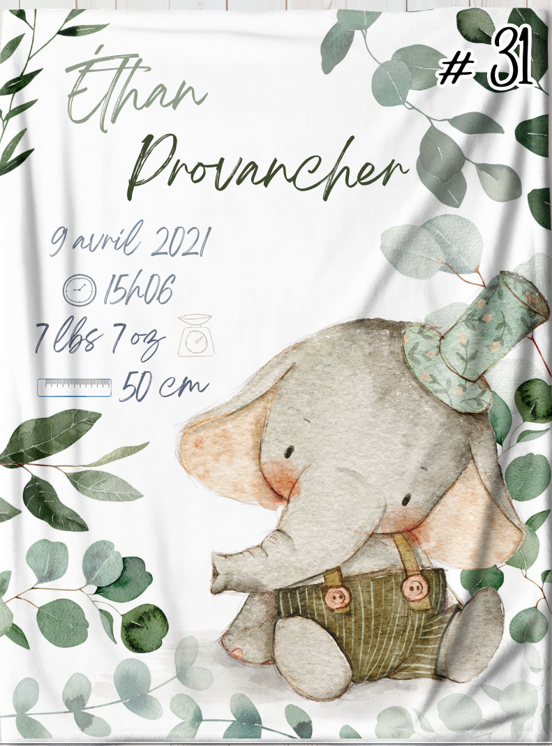 Doudou de naissance souvenir