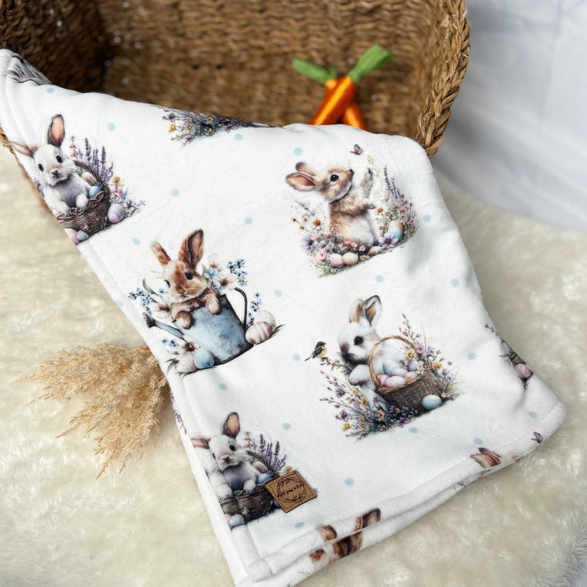 Collection de Pâques - Doudou attache-suce personnalisée