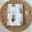 Mousseline de bambou - Tortue studieuse