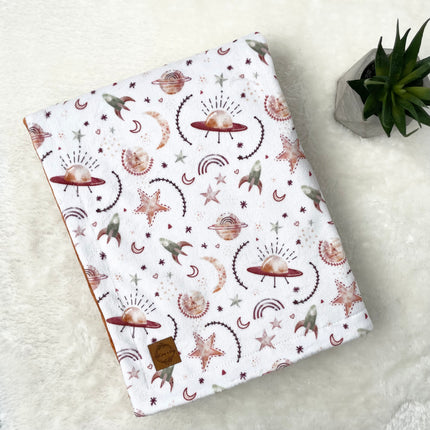 Couverture en minky - L’univers boho