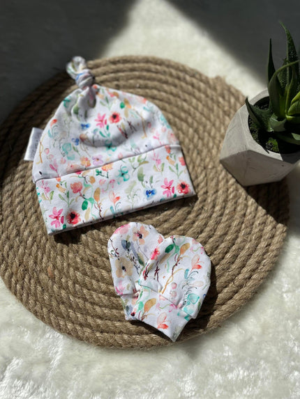 Ensemble de naissance - Fleurs multicolores