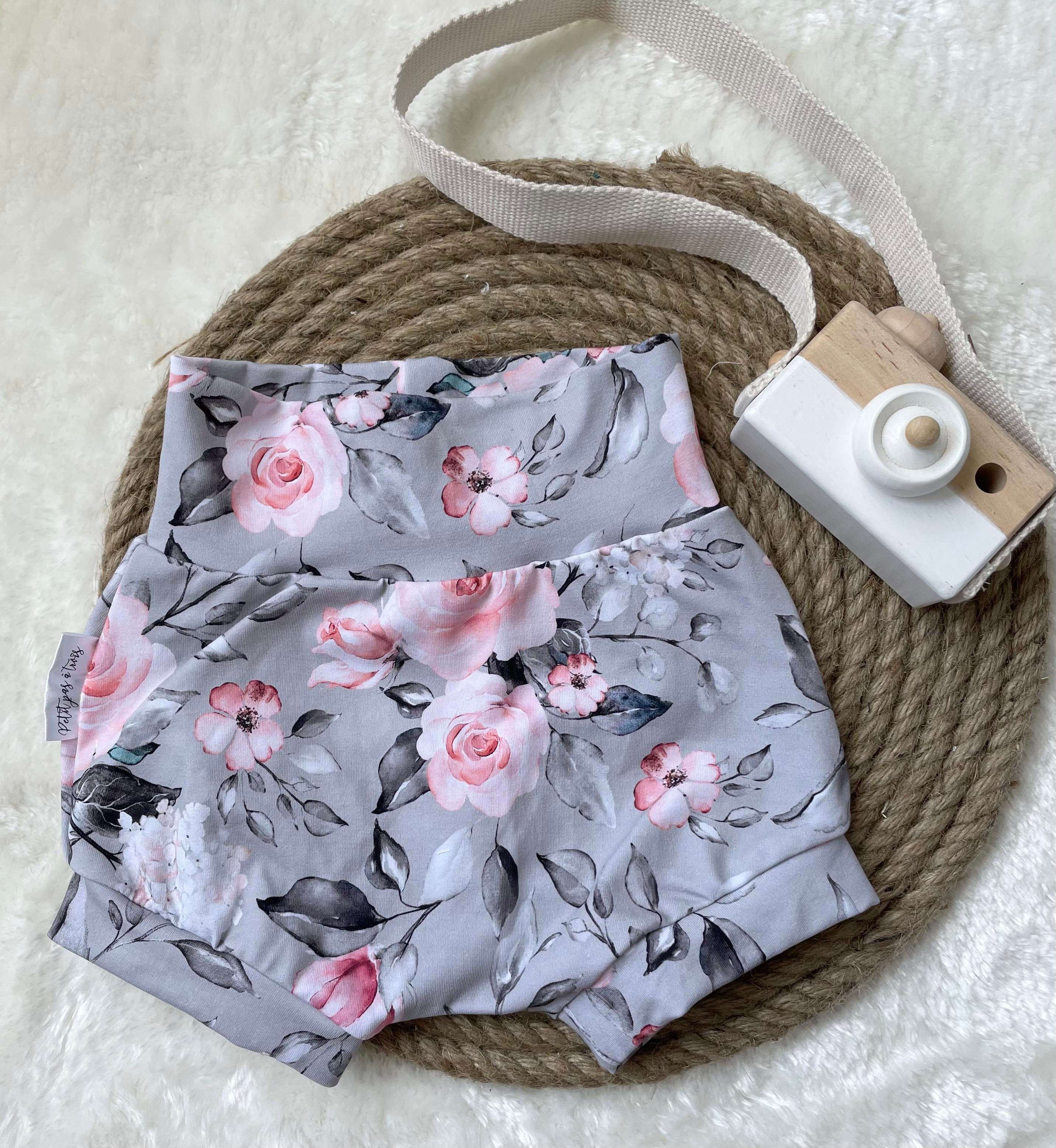Précommande - Short évolutive - Floral fond gris