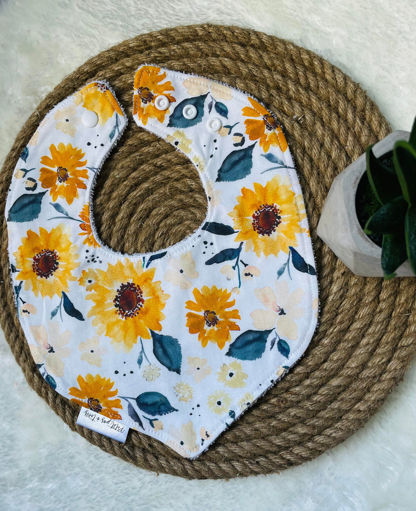 Bavoir évolutif - Tournesols