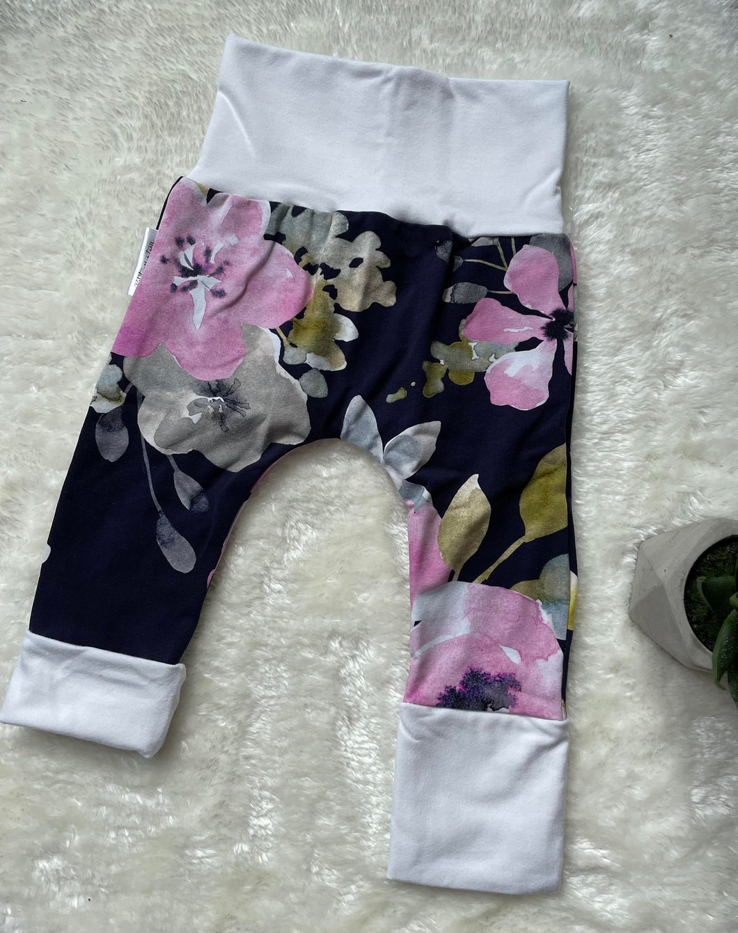 Pantalons évolutifs - Fleur pastelle