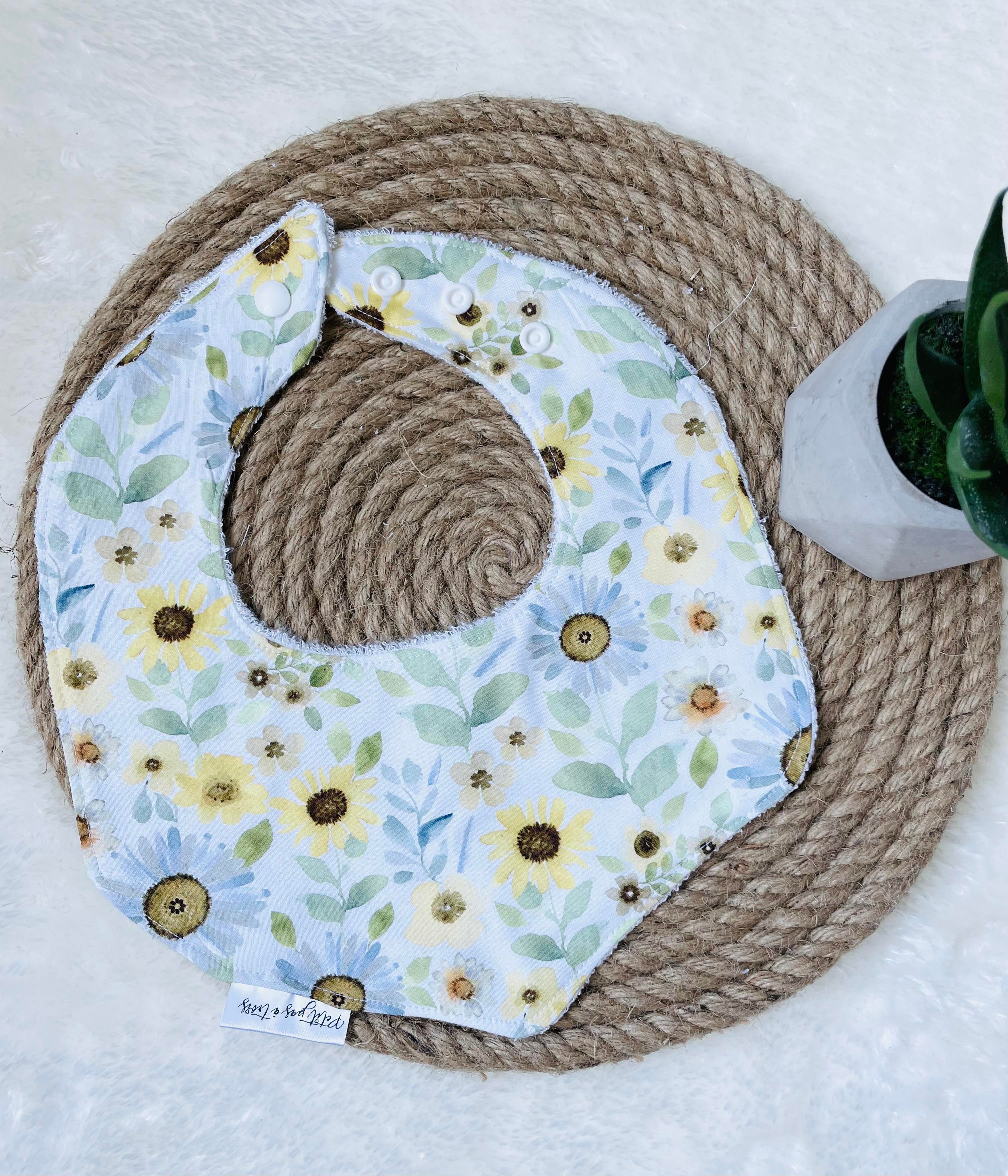 Bavoir évolutif - Tournesol pastel