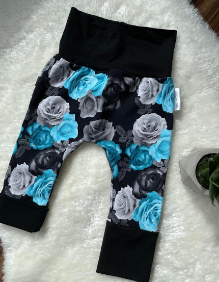 Pantalons évolutifs - Fleur bleue