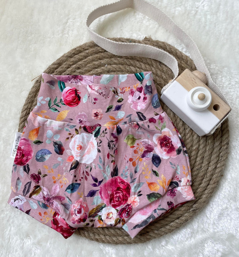 Précommande - Short évolutive - Floral fond rose