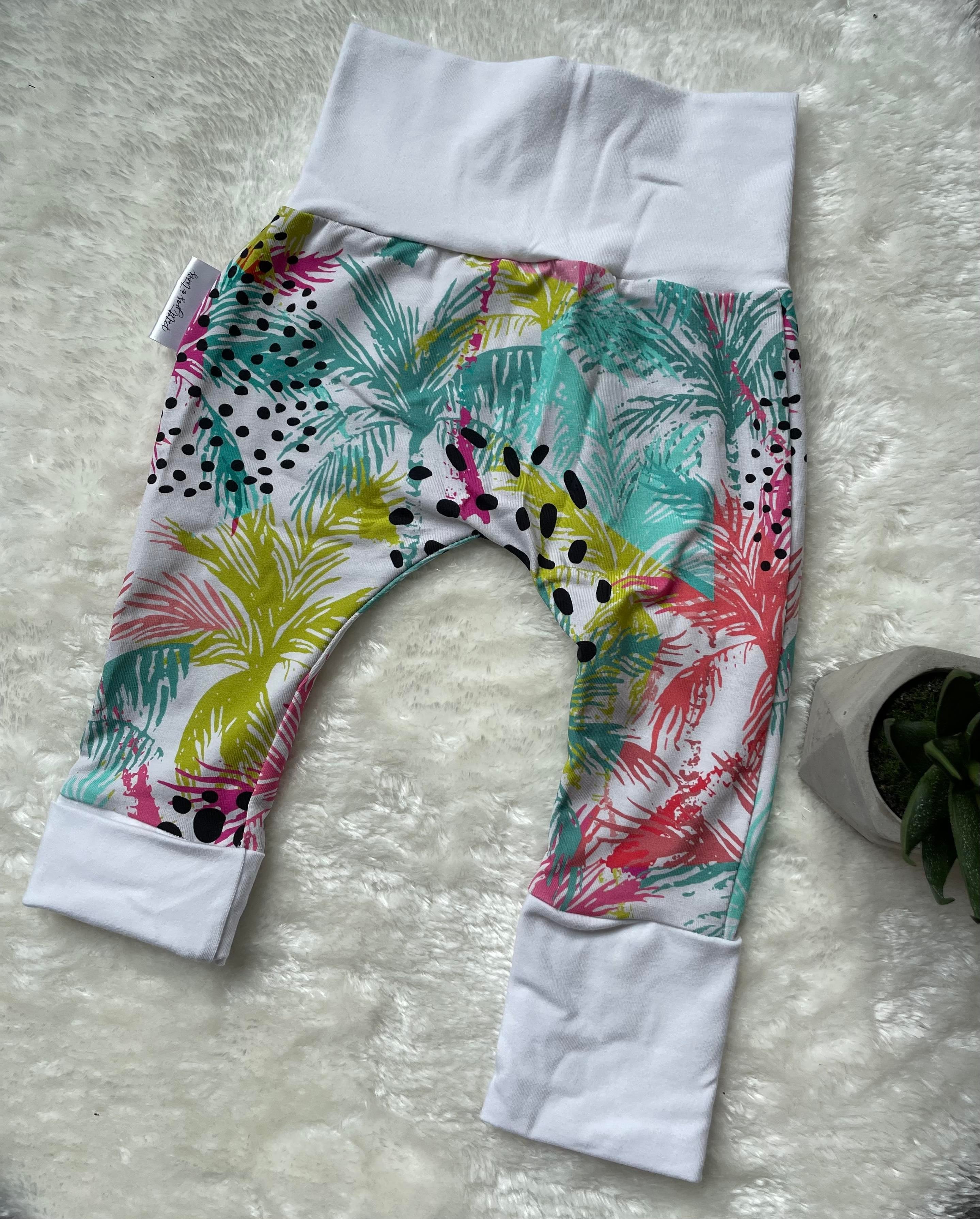 Pantalons évolutifs - Palmier multicolore
