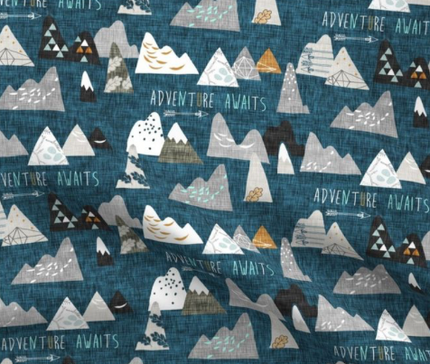 Doudou de dentition en coton organique - Montagne