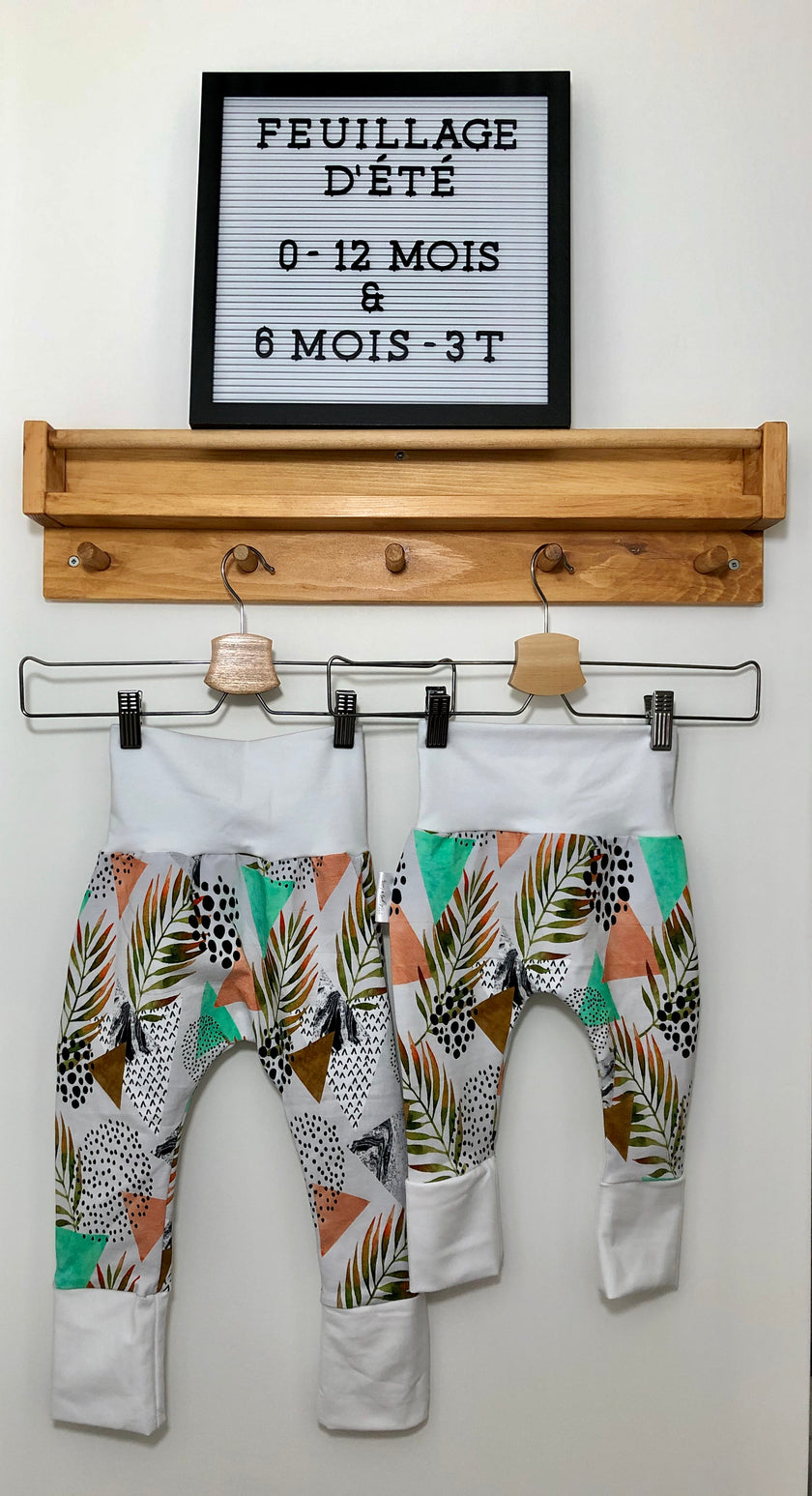 Pantalons évolutifs - Feuillage d'été