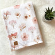 Couverture en minky - Floral blush