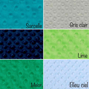Couverture en minky - Collection hiver 2023 personnalisée