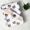 Couverture en minky - Teddy l’ourson