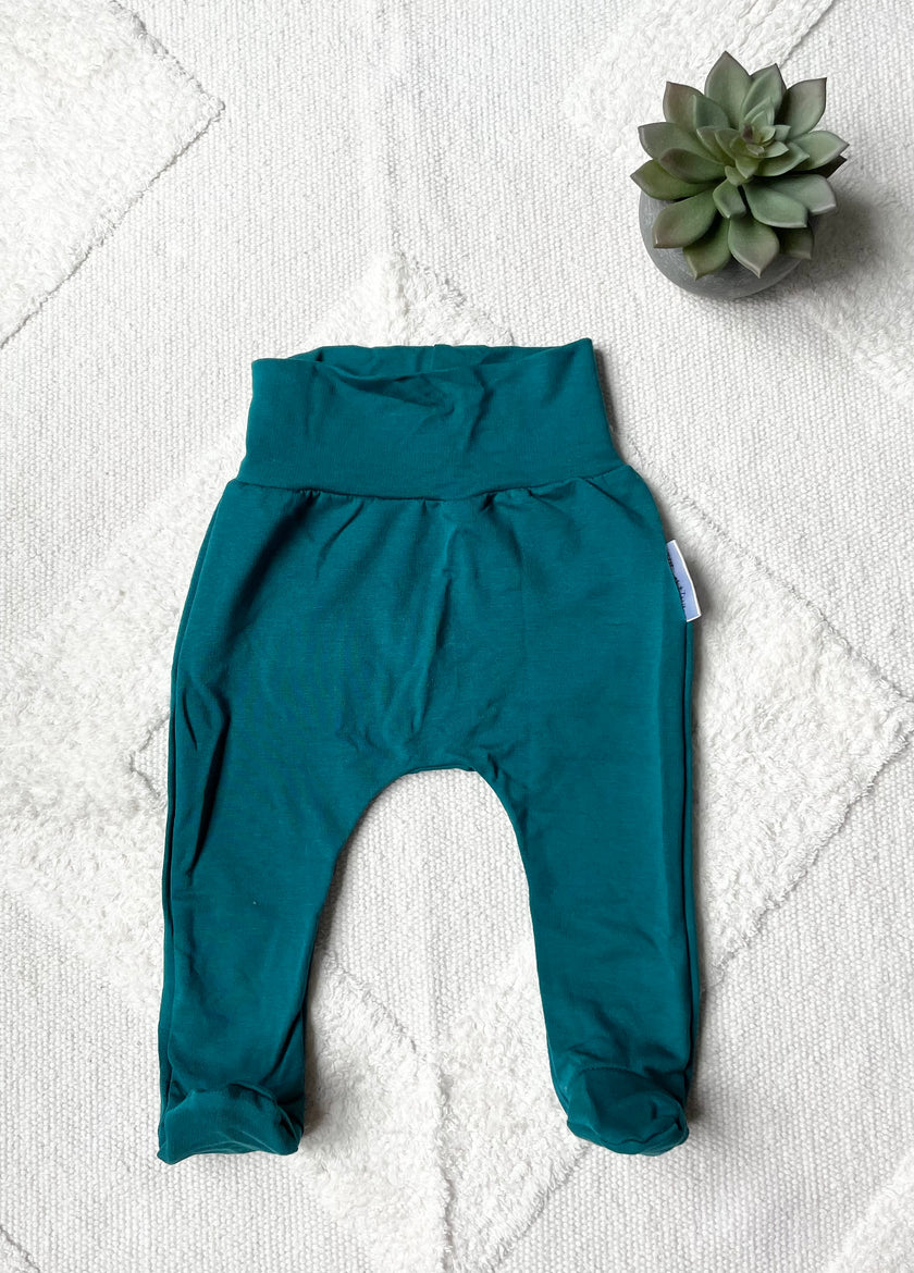 Pantalon à pattes - Sarcelle