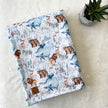 Couverture en minky - Au zoo