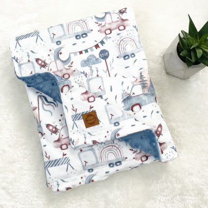 Couverture en minky - En ville