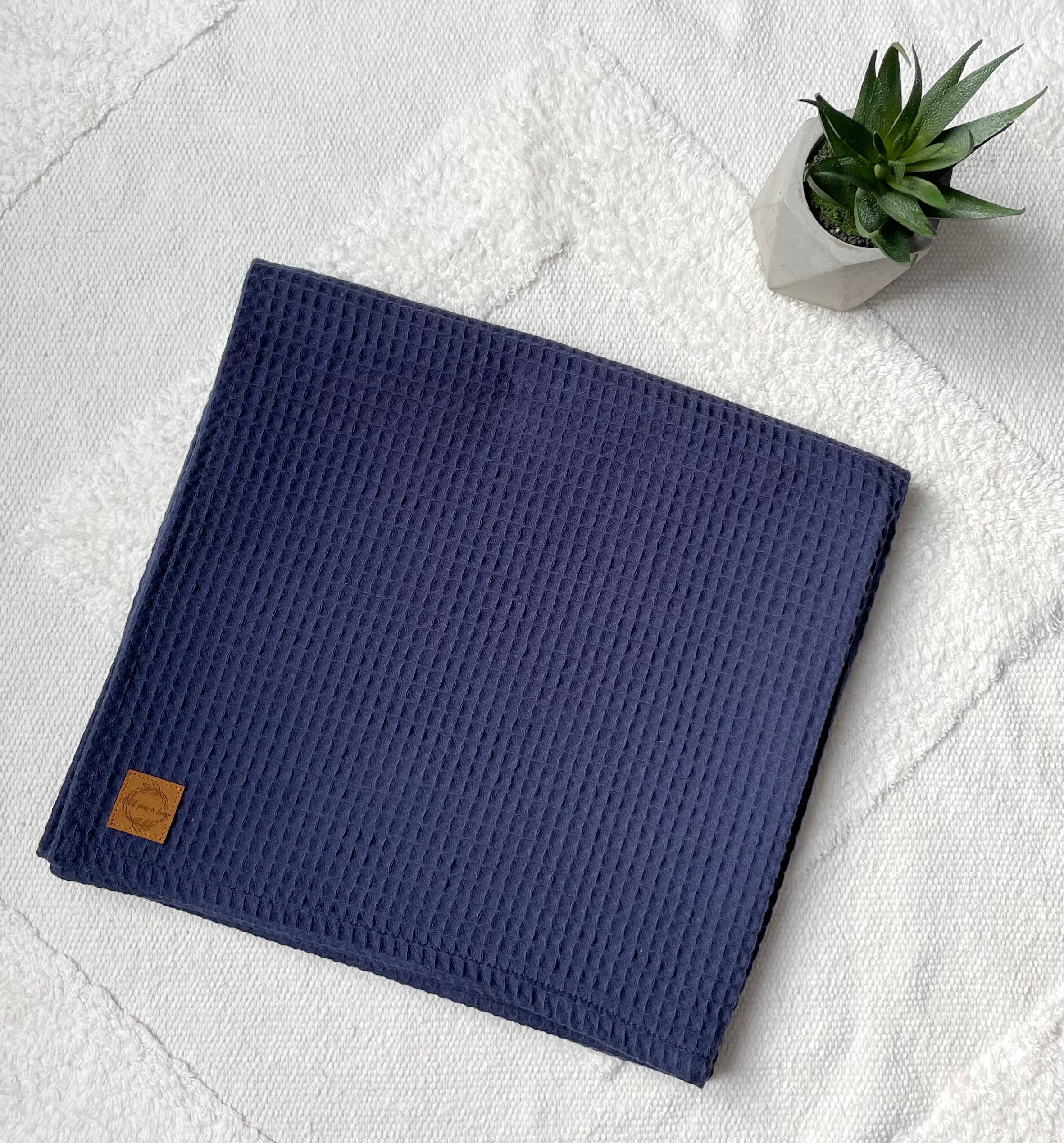 Couverture gaufrée- Marine
