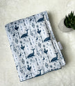 Couverture en minky - Baleine tribal