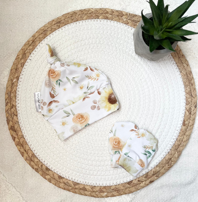 Ensemble de naissance - Tournesol pastel