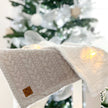 Couverture tricot - Taupe