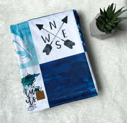 Couverture en minky - Adventure awaits